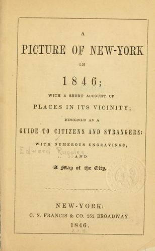 A picture of New-York in 1846