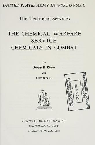 The Chemical Warfare Service