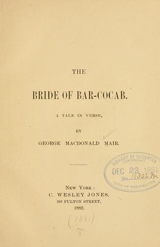 The bride of Bar-Cocab
