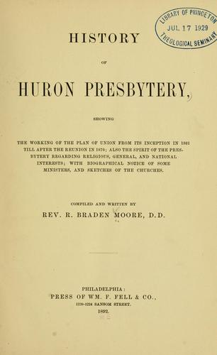 History of Huron presbytery