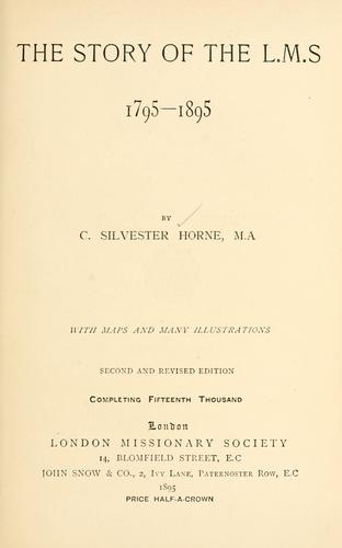 The story of the L.M.S., 1795-1895