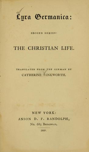 Lyra Germanica, second series