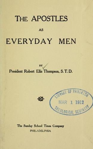 The apostles as everyday men