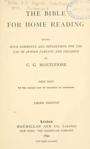 The Bible for home reading