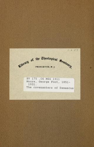 The covenanters of Damascus