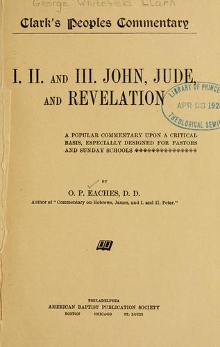 I. II. and III. John, Jude, and Revelation