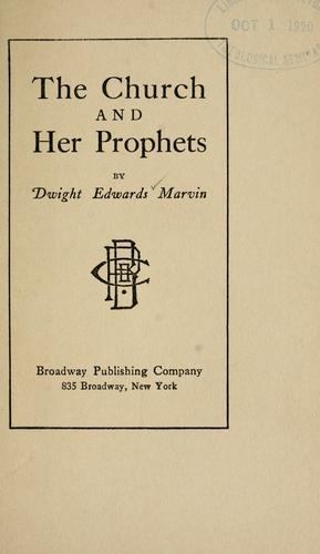 The church and her prophets