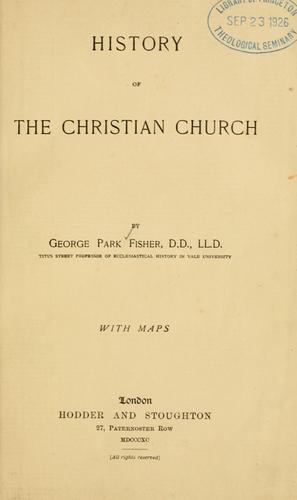 History of the Christian church