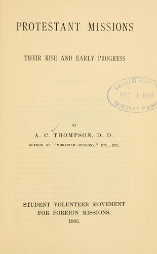 Protestant missions