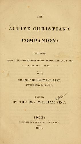 The active Christian's companion