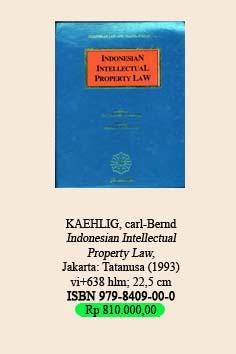 Indonesian intellectual property law
