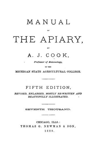 Manual of the apiary