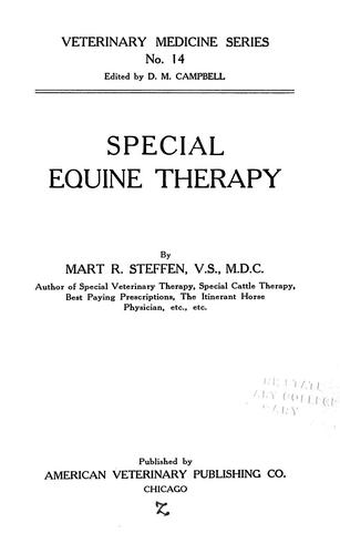 Special equine therapy