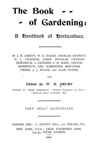 The Book of gardening
