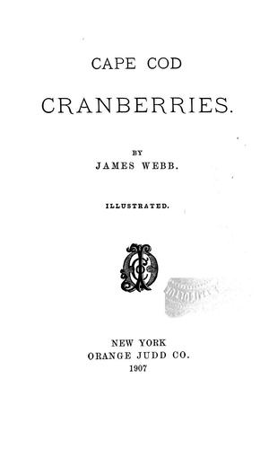 Cape Cod cranberries