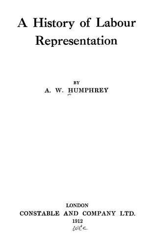 A history of labour representation