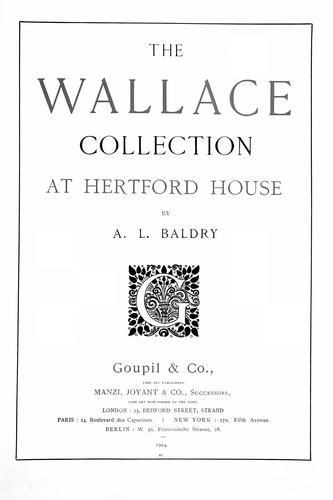 The Wallace Collection at Hertford House