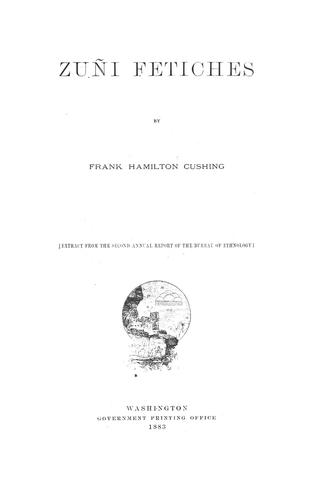 Zuñi fetiches