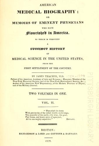 American medical biography