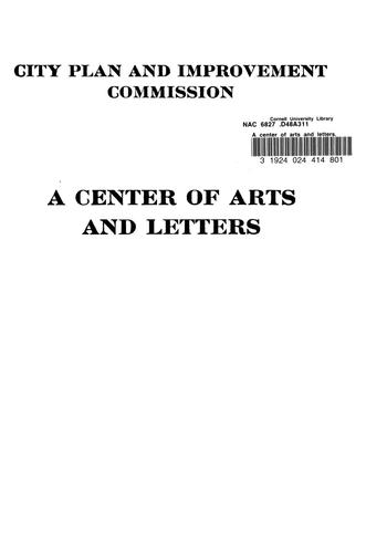 A center of arts and letters