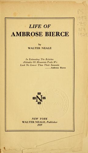 Life of Ambrose Bierce