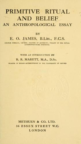 Primitive ritual and belief