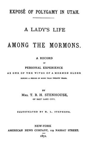 Exposé of polygaymy in Utah