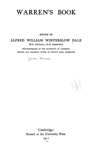 Warren's book