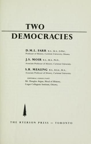 Two democracies