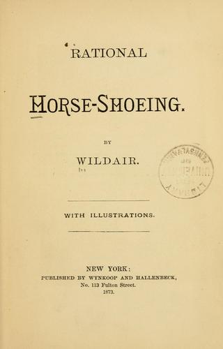 Rational horse-shoeing