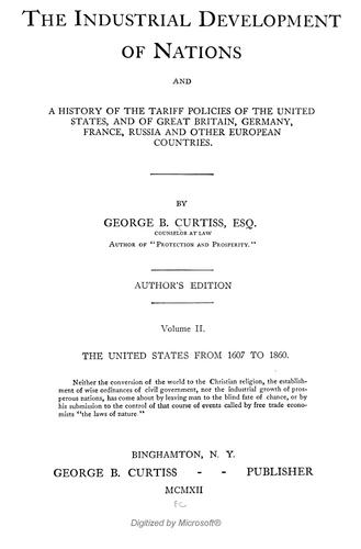 The industrial development of nations