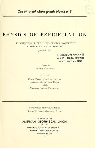 Physics of precipitation