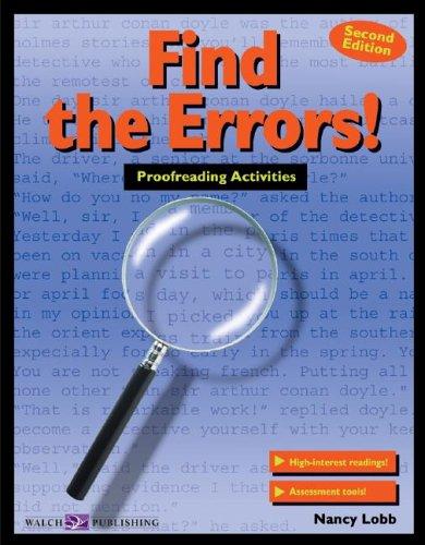 Find the Errors!