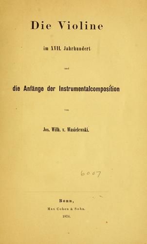 Die Violine im XVII