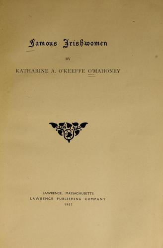 Famous Irishwomen
