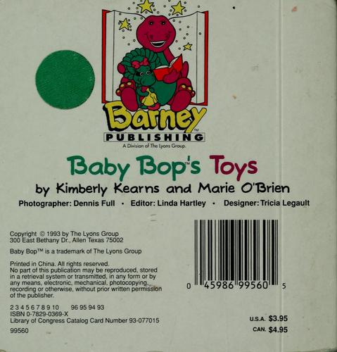 Baby Bop's toys
