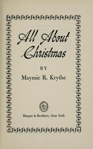 All about Christmas