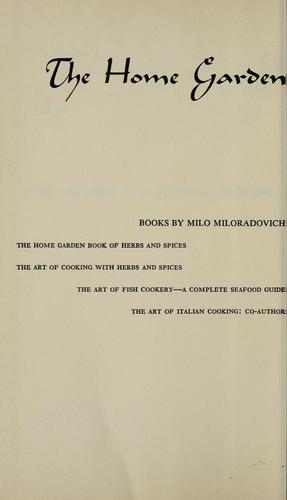 The home garden book of herbs and spices