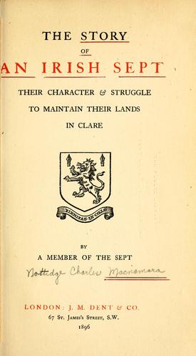 The story of an Irish sept