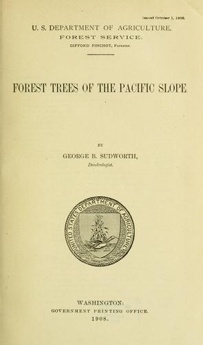 Forest trees of the Pacific slope