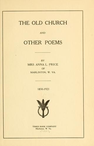 The old church, and other poems