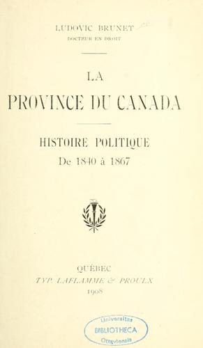 La province du Canada