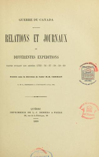 Guerre du Canada