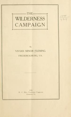 The Wilderness campaign