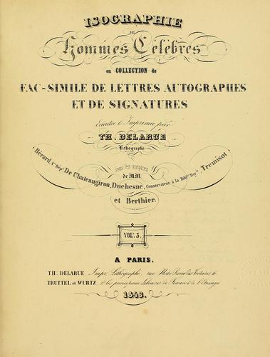 Isographie des hommes célébres