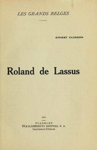 Roland de Lassus