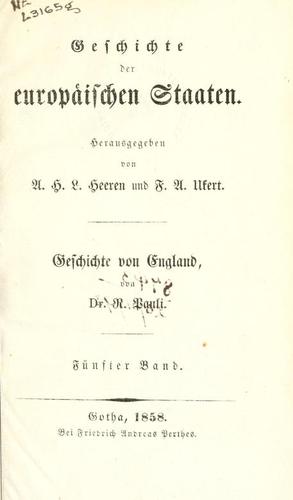 Geschichte von England