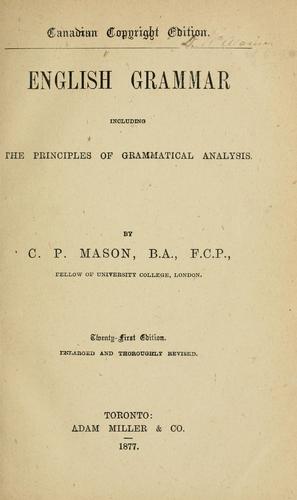 English grammar