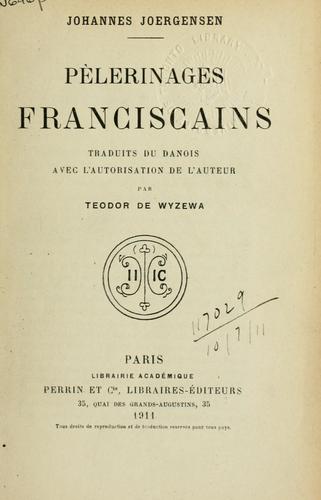 Pèlerinages franciscains