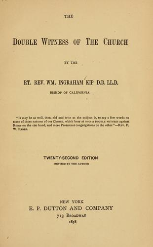The double witness of the Church